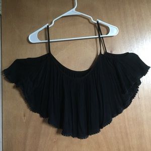 ❌SOLD❌Flowy Crop Top/ off the Shoulder